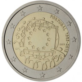 2 euro Portugal 2015 commémorative drapeau