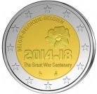 2 euro commémorative Belgique 2014