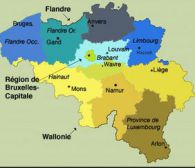 carte de belgique