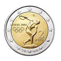 2 euros commémorative Grèce 2004
