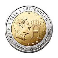 2 euros commémorative Luxembourg 2004
